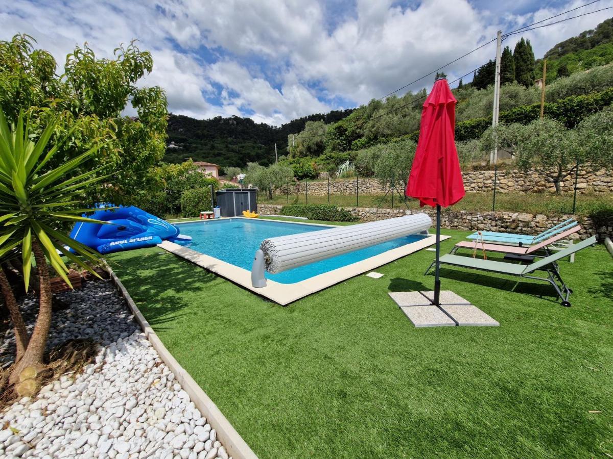 Appartement 2 Pieces Renove Avec Acces Piscine Peymeinade Bagian luar foto